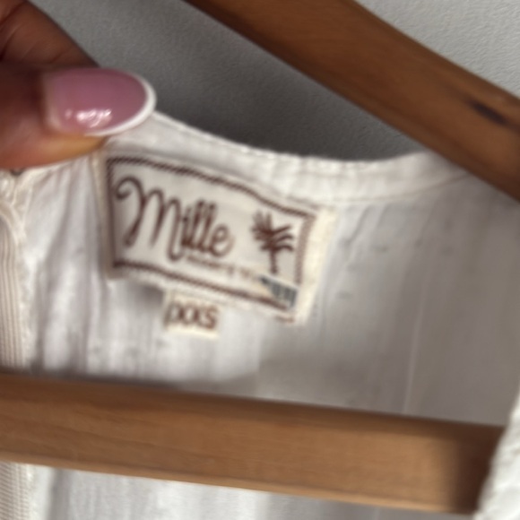 Mille Resort Maja Dress in Pearl Eyelet XXS - Picture 9 of 15